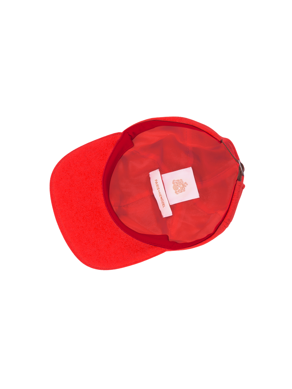 Red Baseball Cap - cashmere - Paris+Hendzel Handcrafted Goods
