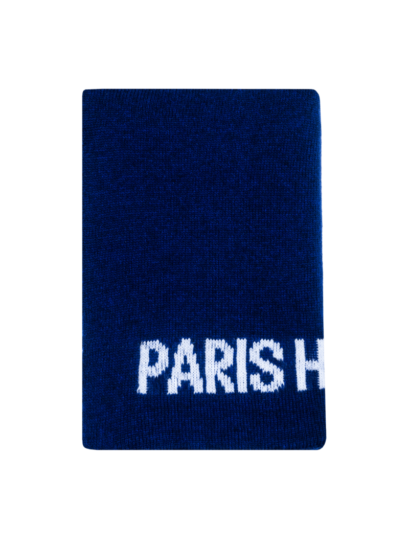 Gruby szalik niebieski