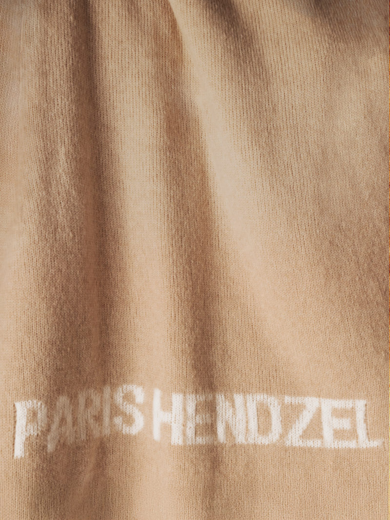 Gruby szalik beżowy